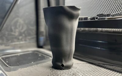 Socket de Prótesis de Pierna de un niño impresa en 3D